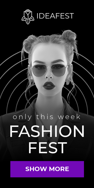 Szablon reklamy banerowej — Tylko w tym tygodniu — Festiwal mody