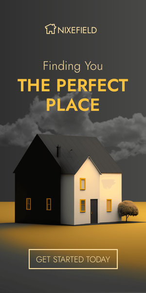 Шаблон рекламного банера — Finding You The Perfect Place — Real Estate