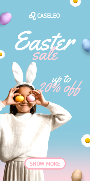 Шаблон рекламного банера — Великодній розпродаж — Знижки до 20%