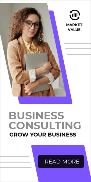 Шаблон рекламного банера — Business Consulting — Grow Your Business