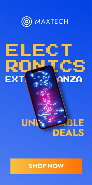 Banner ad template — Electronics Extravaganza Unbeatable Deals — Electronics Sale