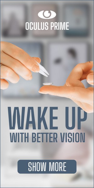 Banner ad template — Wake Up With Better Vision — Contact Lenses
