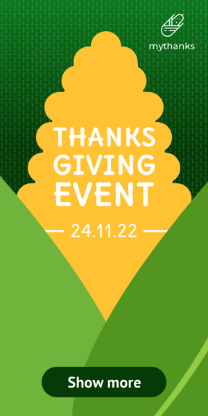 Banner ad template — Thanksgiving Event — 24.11.22