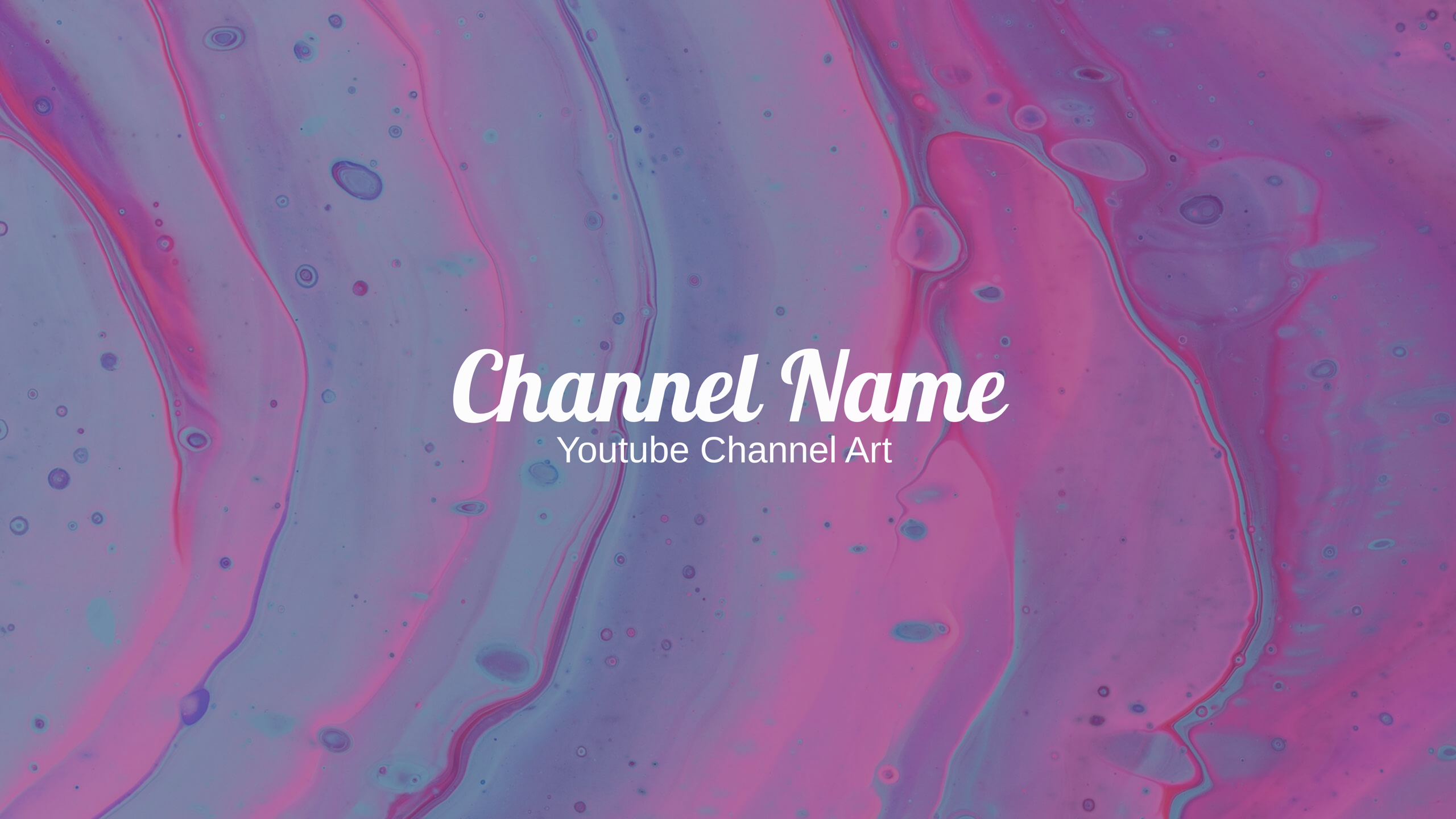 Szablon reklamy banerowej — Nazwa kanału — Grafika kanału YouTube