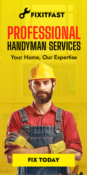 Banner ad template — Professional Handyman Services — Your Home, Our Expertise