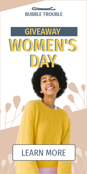 Banner ad template — Womens Day — Giveaway