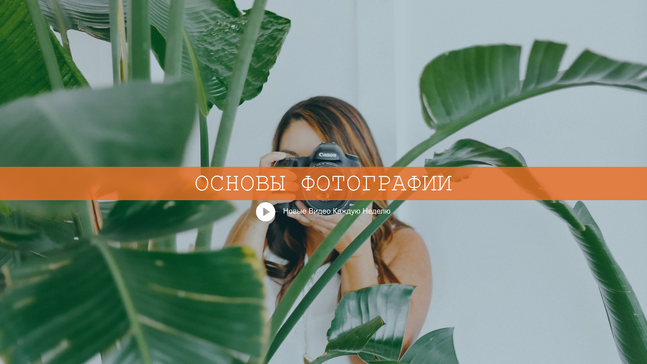 Шаблон рекламного баннера — Основы фотографии — Блог