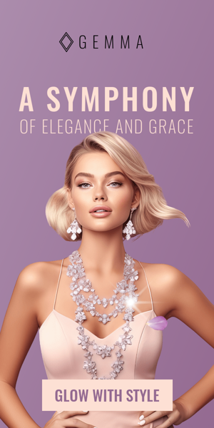Banner ad template — A Symphony Of Elegance And Grace — Jewelry