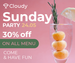 Sunday Party — 30% Off On All Menu Come & Have Fun