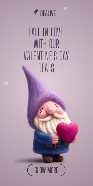 Szablon reklamy banerowej — Fall In Love With Our Valentine's Day Deals — Valentine's Day