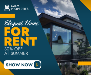 Elegant Home For Rent —30% Off At Summer