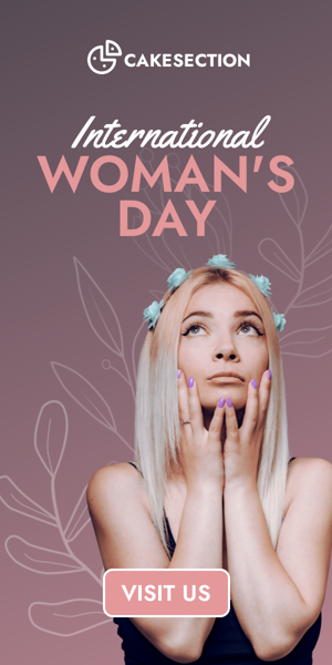 Szablon reklamy banerowej — Międzynarodowy Dzień Kobiet — 8 marca