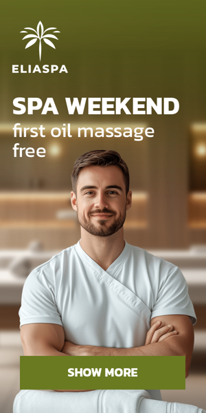 Banner ad template — Spa Weekend — First Oil Massage Free