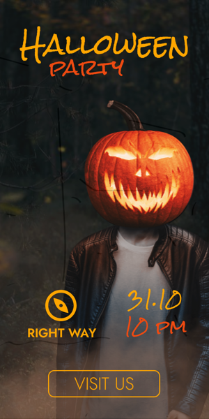 Banner ad template — Halloween Party — 31.10 10Pm