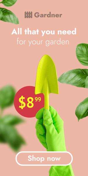 Banner ad template — All That You Need For Your Garden — Agriculture