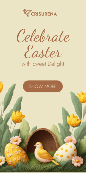 Szablon reklamy banerowej — Feiern Sie Ostern mit süßer Freude — Ostern