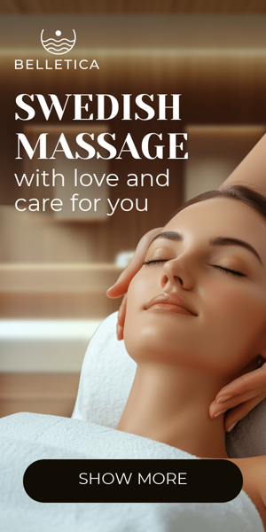 Banner ad template — Swedish Massage — With Love And Care For You