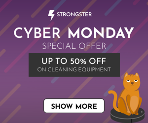 Cyber Monday — Special Offer Up To 50% Off On Cleaning Equipment