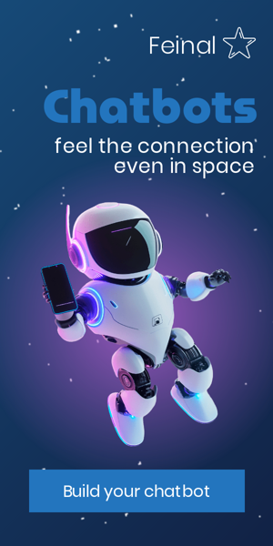 Banner ad template — Chatbots — Feel The Connection Even In Space