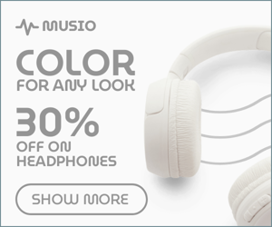 Color For Any Look — 30% Off On Headphones