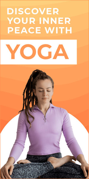 Banner ad template — Discover Your Inner Peace With Yoga — Yoga Class