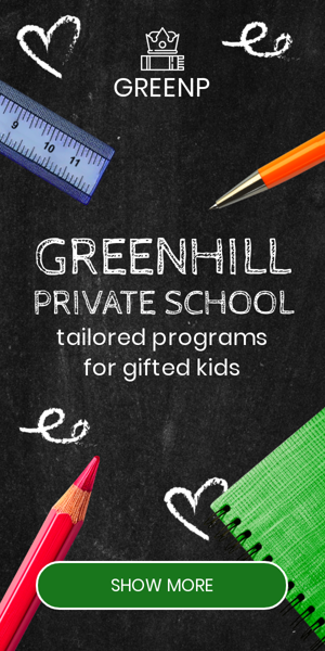 Banner ad template — Greenhill Private School — Tailored Programme For Gifted Kids