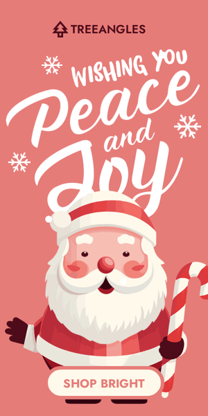 Banner ad template — Wishing You Peace And Joy — Christmas