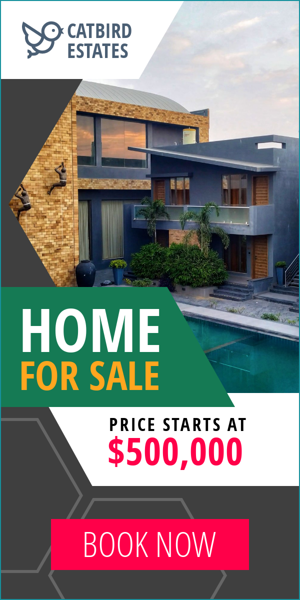 Banner ad template — House For Sale — Price Starts At $500000