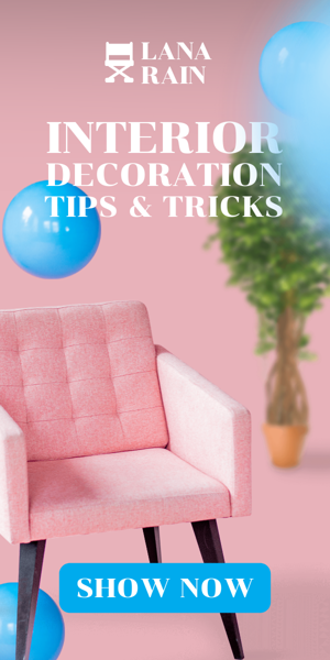 Banner ad template — Interior Decoration Tips & Tricks — Design Blog