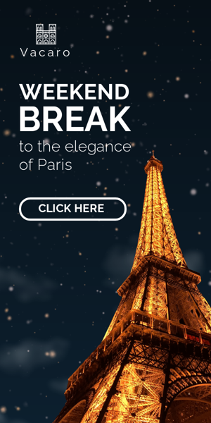 Szablon reklamy banerowej — Weekend Break  — To The Elegance Of Paris