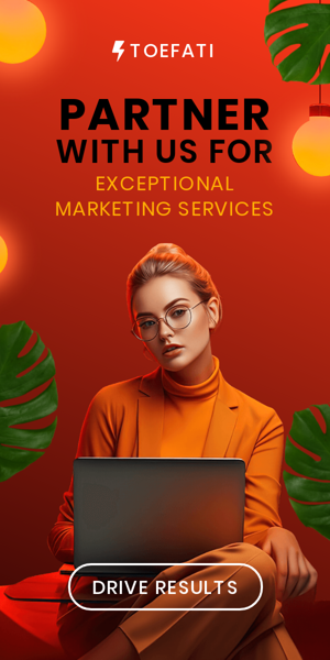 Banner ad template — Partner with Us for Exceptional Marketing Services — Marketing Agencies