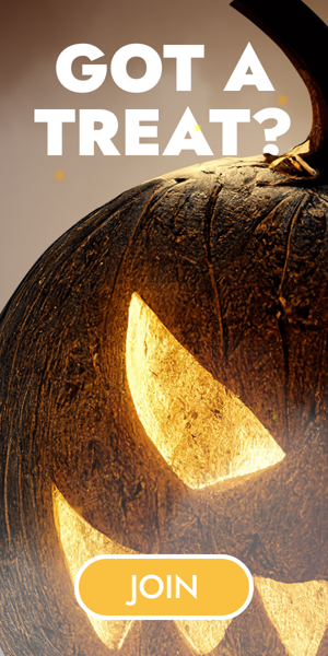 Banner ad template — Got A Treat ? — Halloween