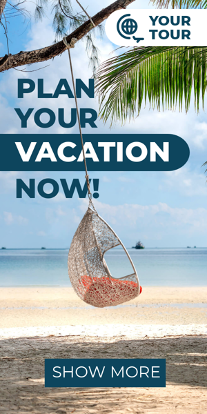 Banner ad template — Plan Your Vacation Now — Travel Agency