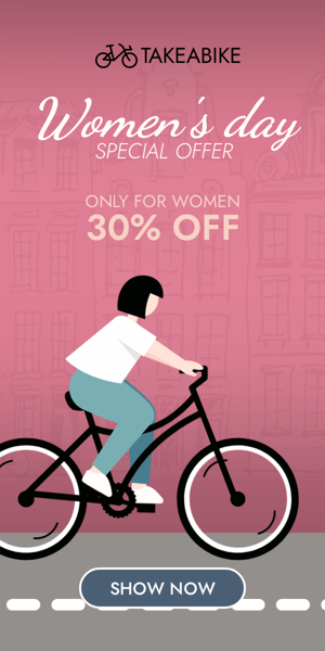 Шаблон рекламного банера — Women's Day Special Offer — Only For Women 30% Off