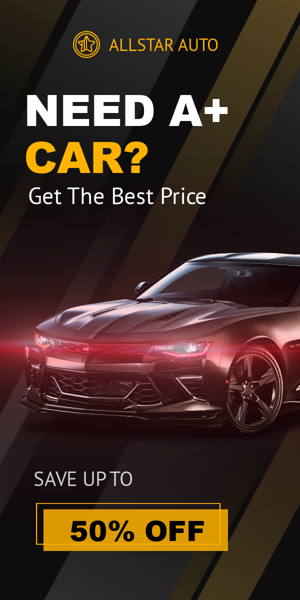 Шаблон рекламного банера — Need A+ Car? — Get The Best Price Save Up To 50% Off