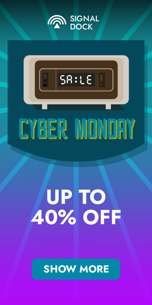 Szablon reklamy banerowej — Cyber Monday – Bis zu 40% Rabatt auf Uhren