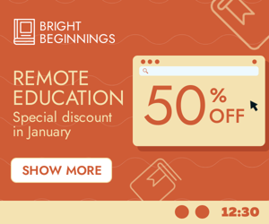 Remote Education — Special Discount In January 50% Off