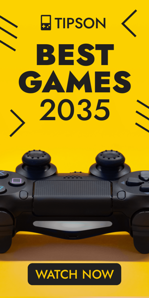 Szablon reklamy banerowej — Best Games 2035 — Game Blog