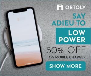 Say Adieu To Low Power — 50% Off On Mobile Charger