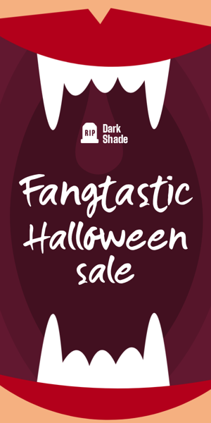 Szablon reklamy banerowej — Fantastyczna Wyprzedaż Halloween — Skorzystaj ze Zniżki