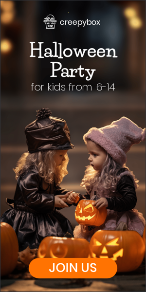 Banner ad template — Halloween Party  — For Kids From 6-14