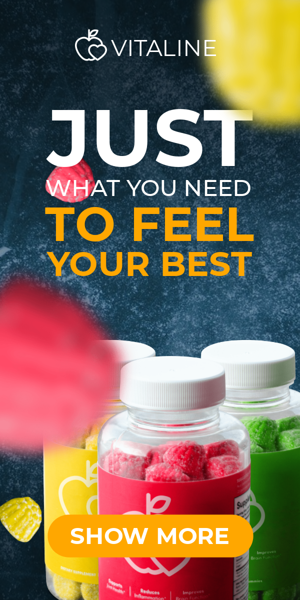 Banner ad template — Just What You Need To Feel Your Best — Vitamins