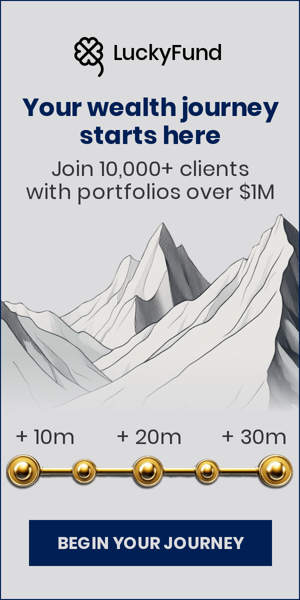 Banner ad template — Your Wealth Journey Starts Here — Join 10,000+ Clients  With Portfolios Over $1M