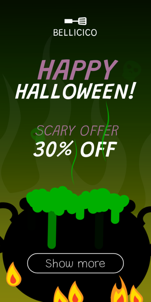 Szablon reklamy banerowej — Happy Halloween — Scary Offer 30% Off