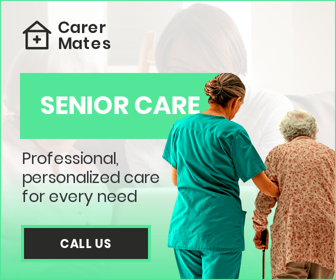 Szablon banera Opieka nad seniorami — profesjonalna, spersonalizowana opieka na każdą potrzebę