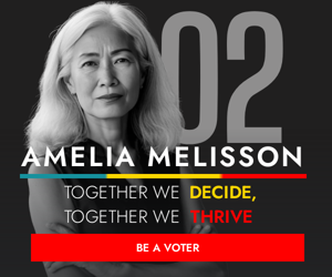 Amelia Melisson 02 Together We Decide, Together We Thrive — Election Campaign