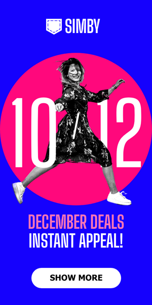Banner ad template — December Deals Instant Appeal! — 10/12 Fashion Sale