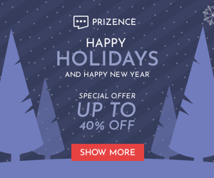 Happy Holidays And Happy New Year — Special Offer Up To 40% Off