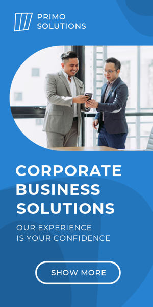 Banner ad template — Corporate Business Solutions — Our Experience Is Your Confidence