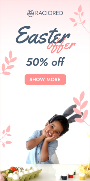Banner ad template — Easter Offer — 50% Off